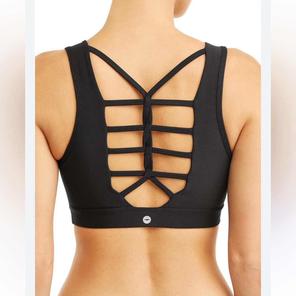 AVIA black padded sports bra Size M
